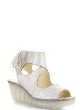 ⭐️Fly London⭐️ Yulp Platform Wedge Sandal Size 7 (worn once)